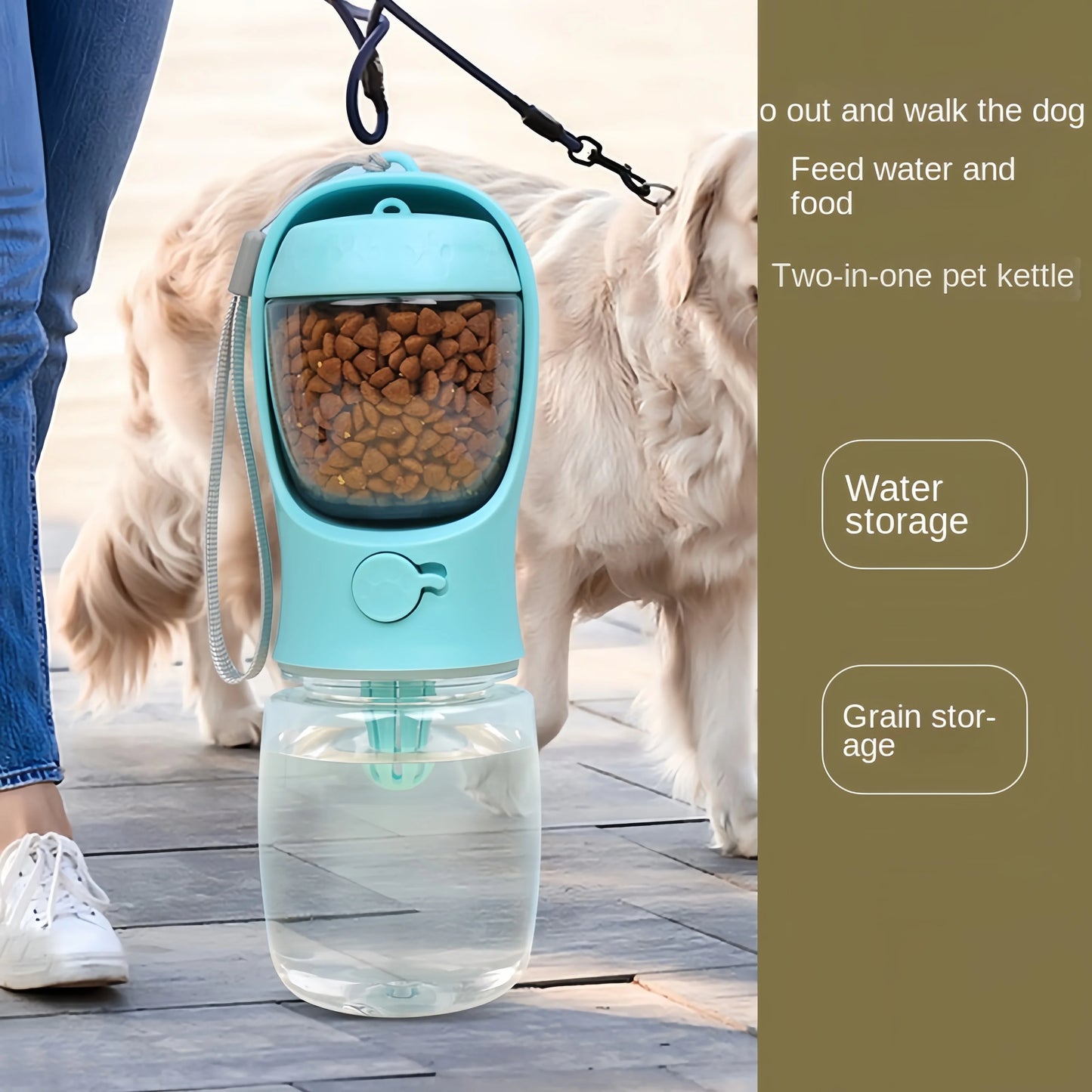 Bouteille d'eau pour chien