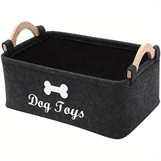 Dog toy basket